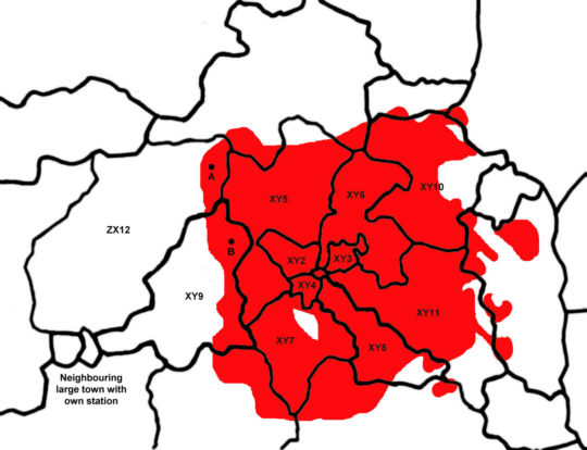 TSA postcodes versus MCA